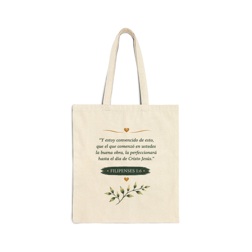 Tote Bag — Metamorfosis del Alma Butterfly Canvas Tote (Spanish Inspirational Quote)